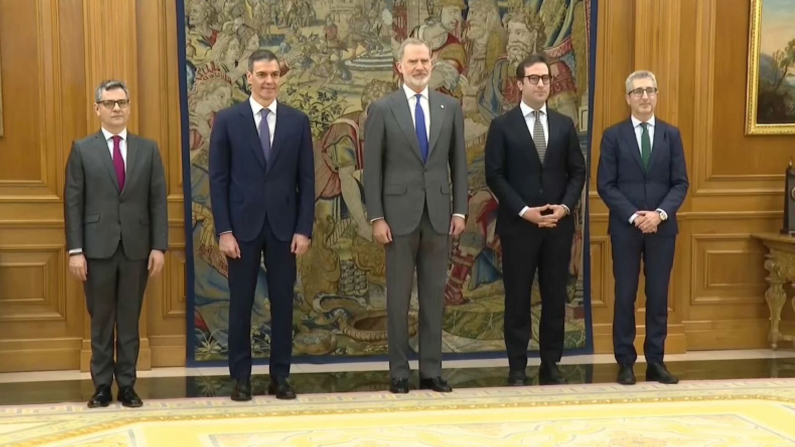 Presa de possessió dels nous ministres del govern espanyol, este divendres