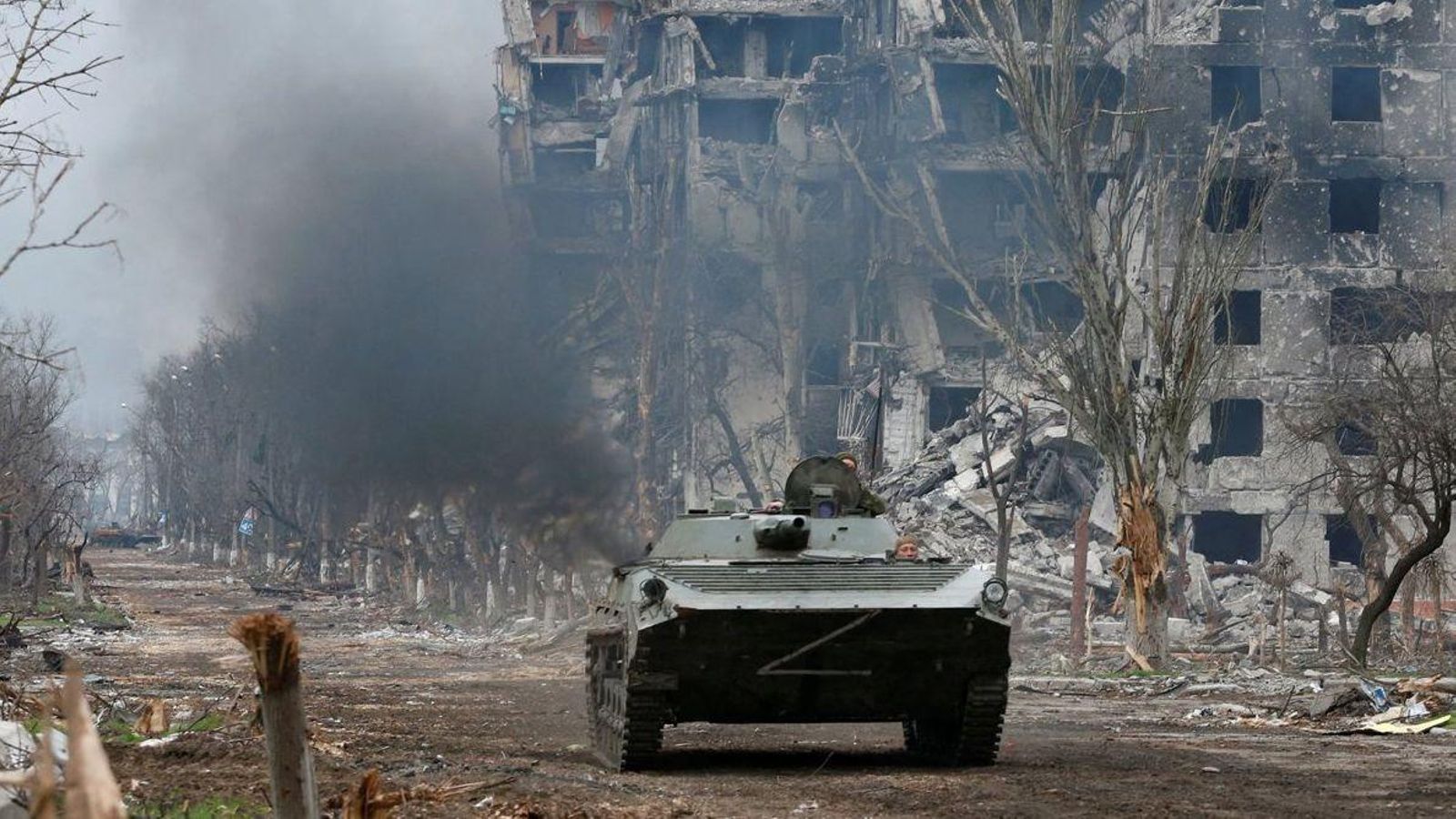 Imatge de arxiu de la ciutat ucraïnesa de Mariupol completament arrasada