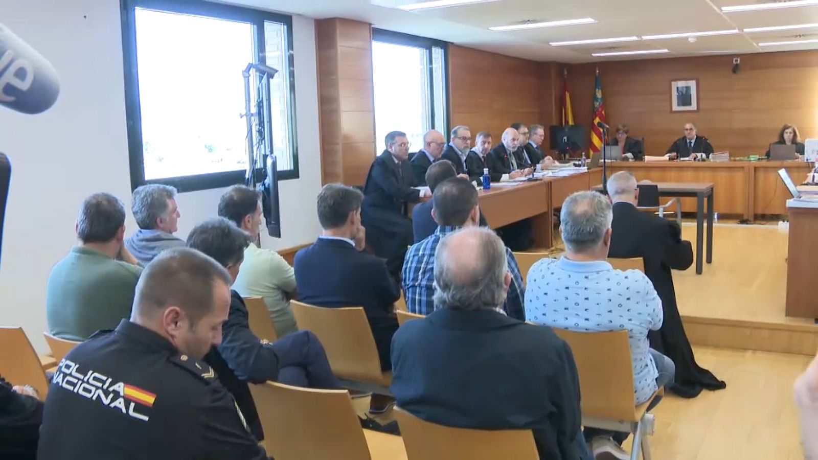 Una imatge del juí, celebrat a la Ciutat de la Justícia de Castelló de la Plana