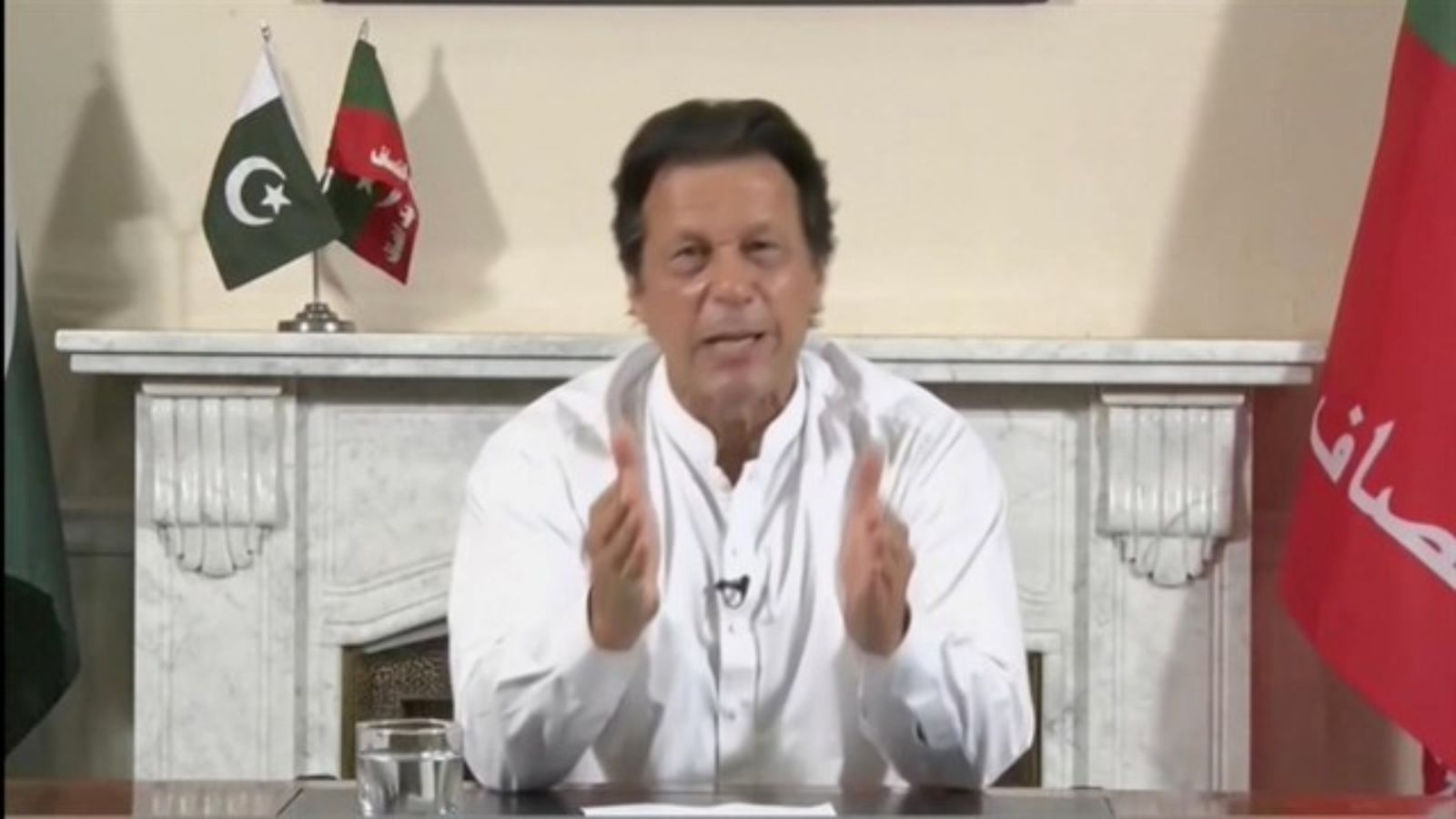 Imran Jan, lider del partit Pakistan Tehrik Insaf (PTI)