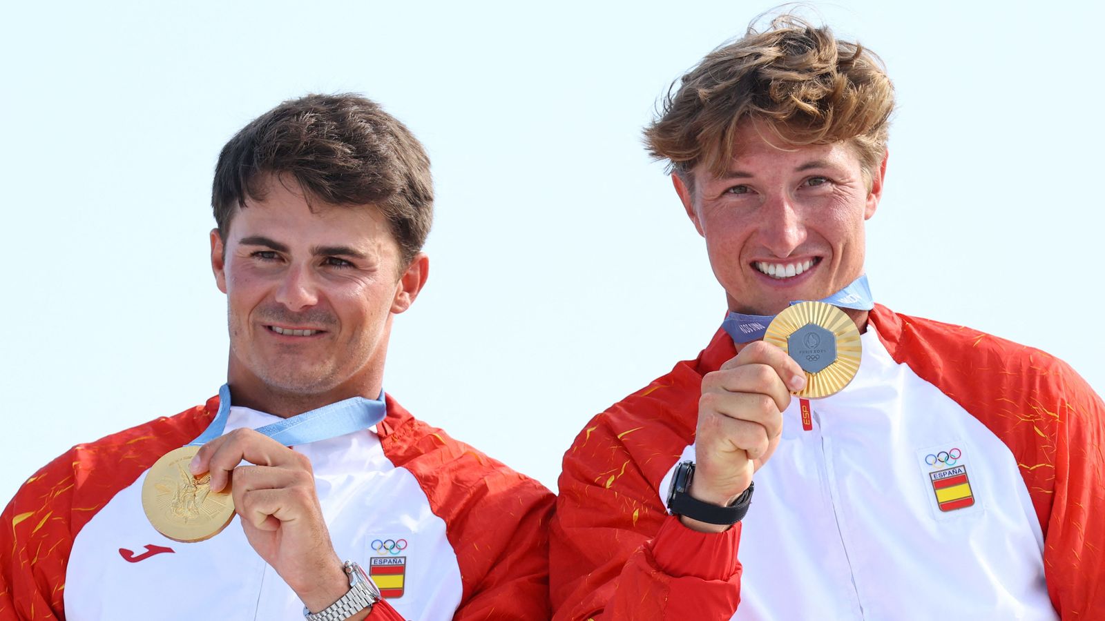 Botín i Trittel, amb la medalla d'or