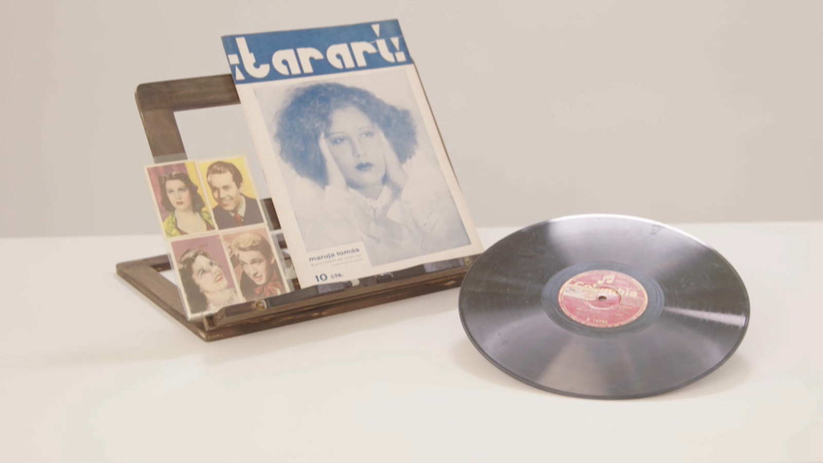 Maruja a la portada de revistes i com a personatge de cromos junt amb Henry Fonda, James Stewart i Judy Garland