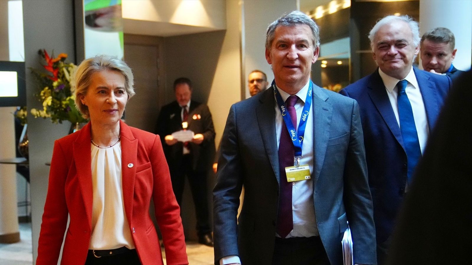 Feijóo, este dijous a Brussel·les amb la presidenta de la Comissió Europea, Ursula von der Leyen