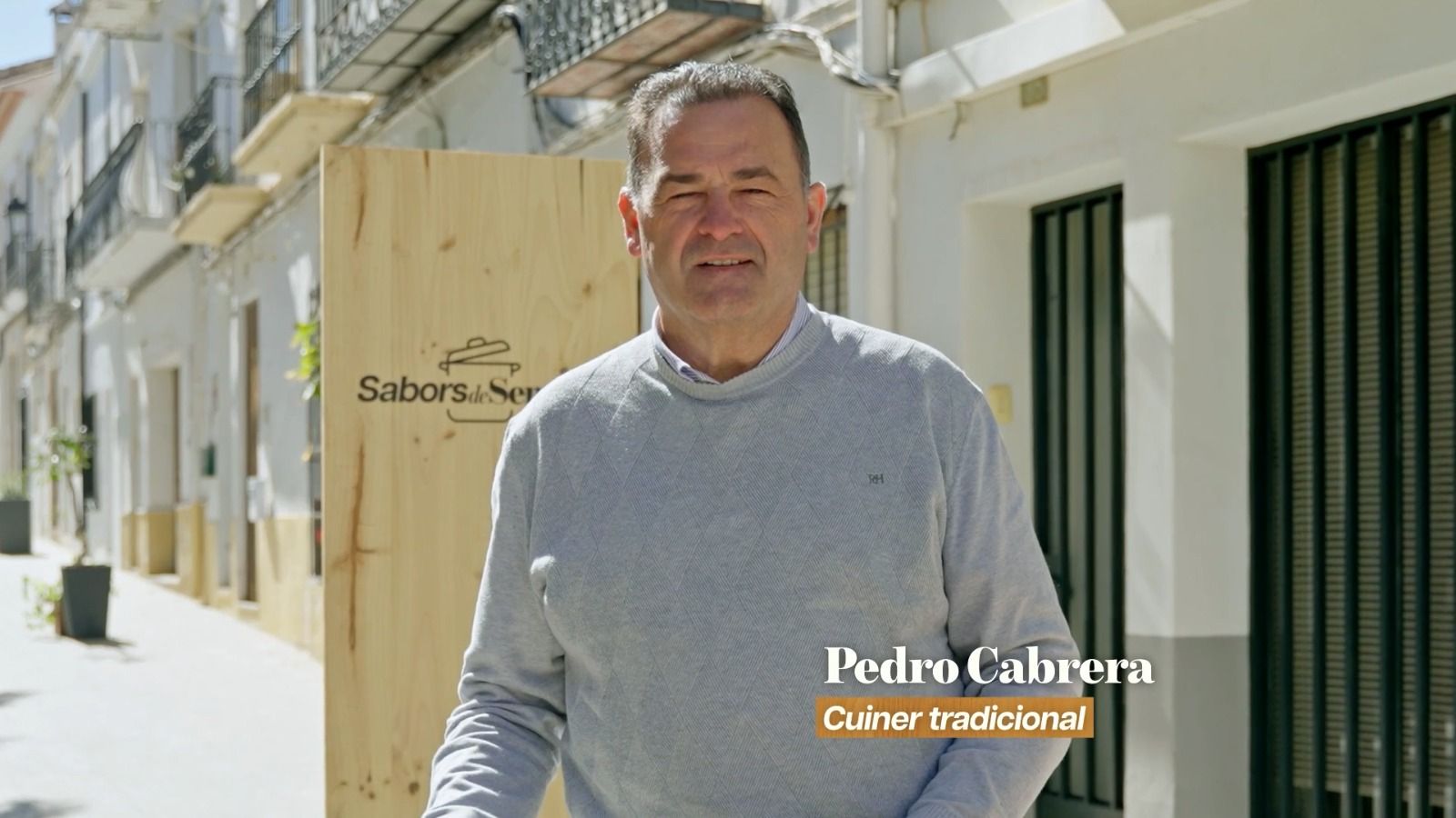 Pedro Cabrera, cuiner tradicional