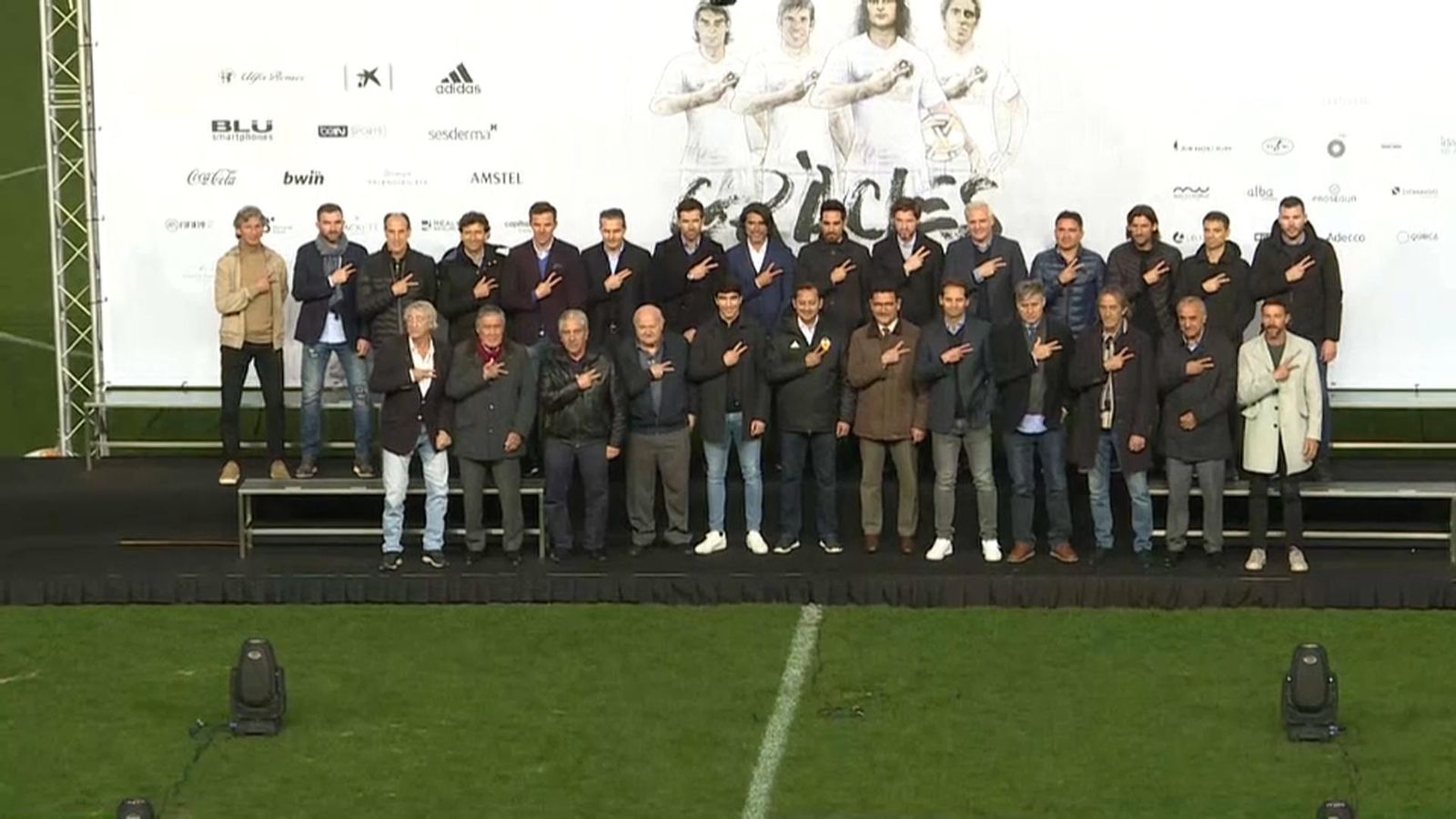 El 24 de març, partit benèfic Llegendes del València - Selecció espanyola