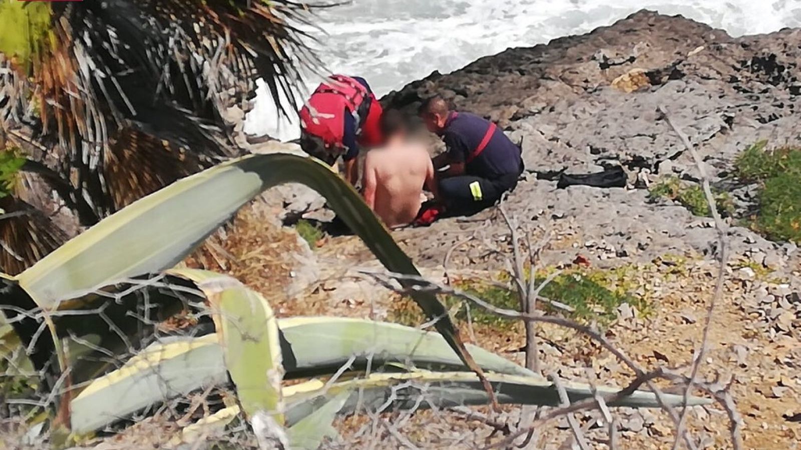 Imatges del primer rescat