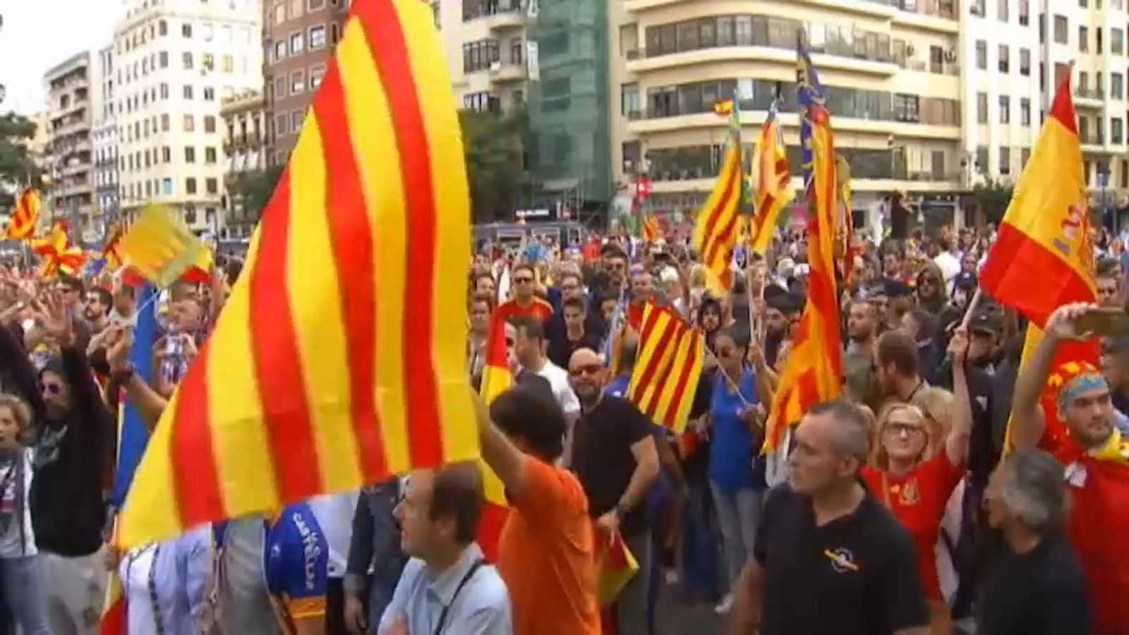 Autoritzades sis manifestacions i tres concentracions per al Nou d\'Octubre a València