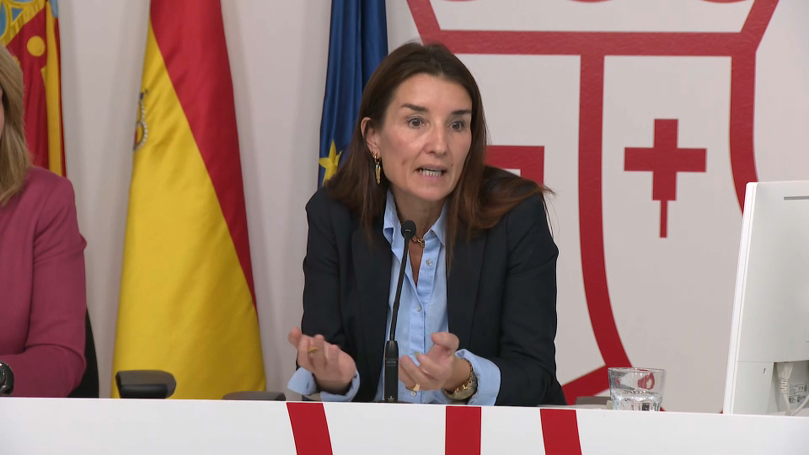 La portaveu del Consell, Ruth Merino, este dilluns