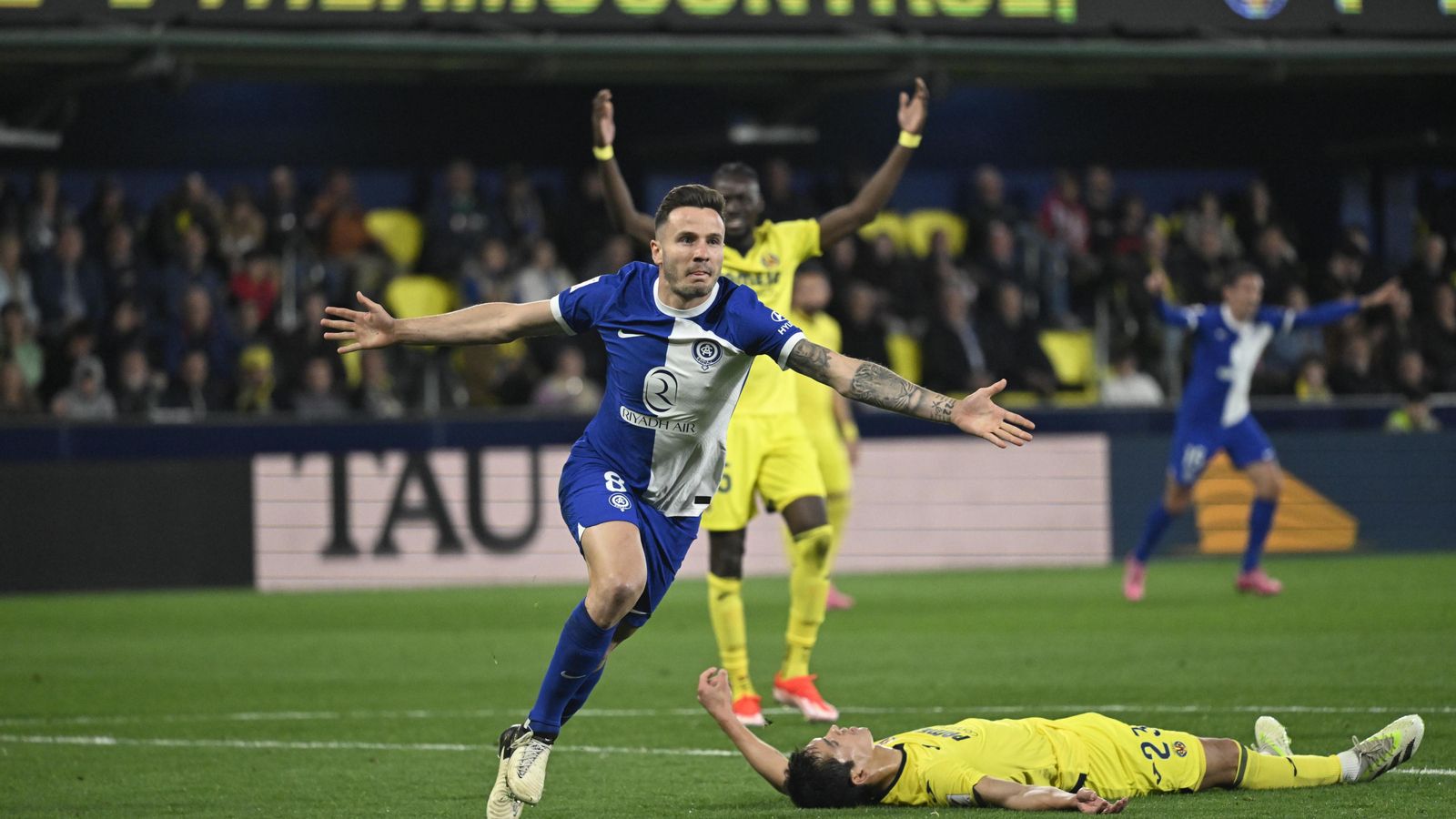 Els groguets encadenaven nou partits sense perdre, amb quatre victòries seguides, en Lliga