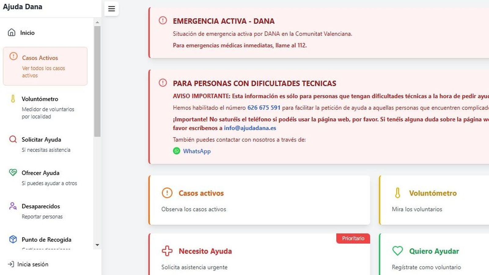 El portal ajudadana.es, convertit en una plataforma lícita per a demanar i oferir ajuda