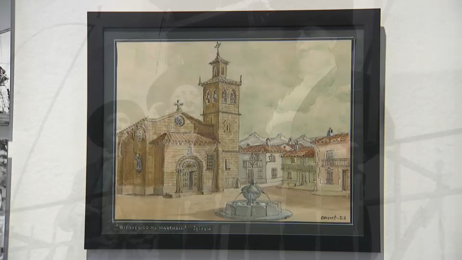 Esborrany de l'església de 'Bienvenido, Míster Marshall!'