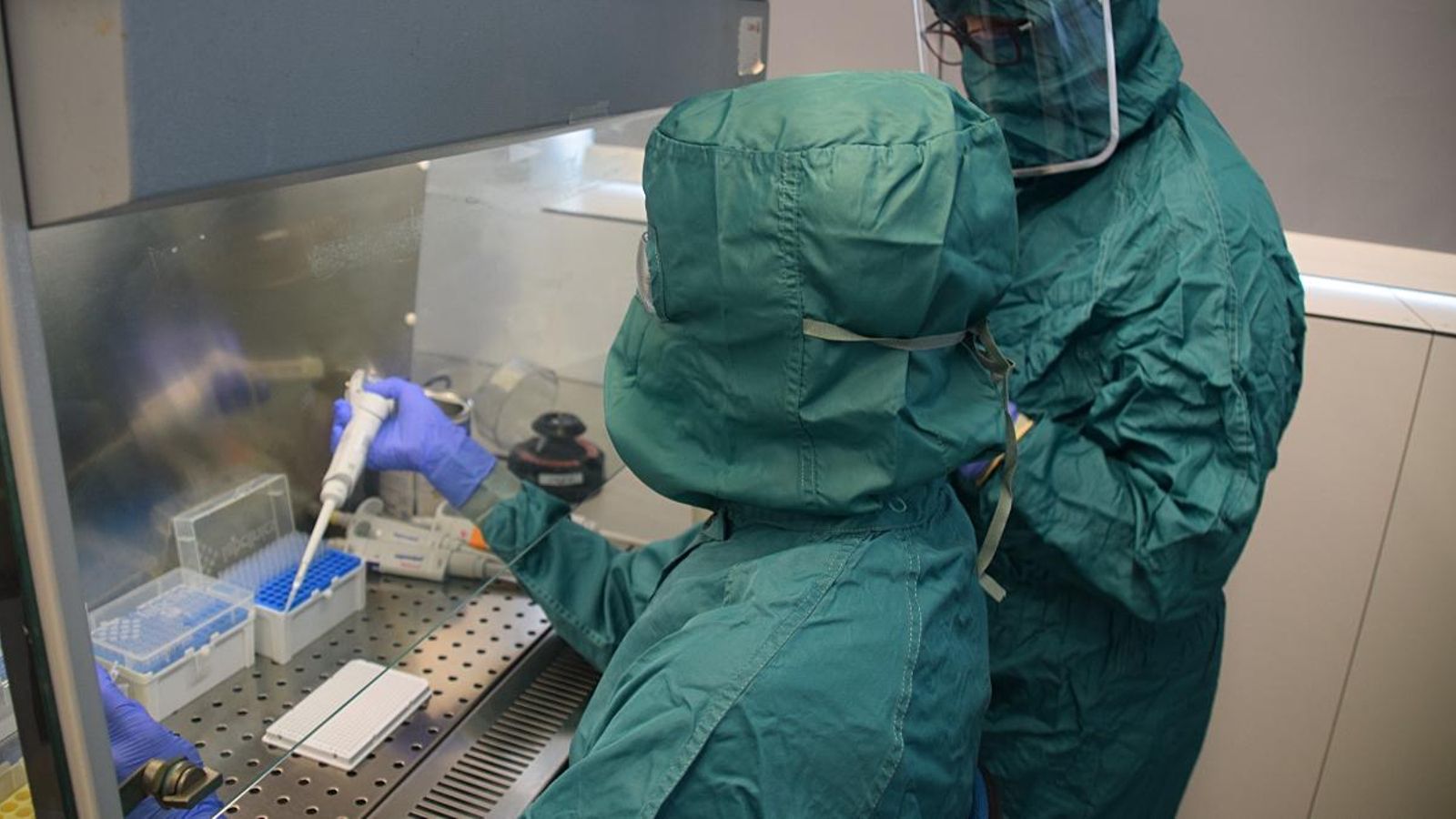 Membres de l'equip d'investigació treballant al CIPF.