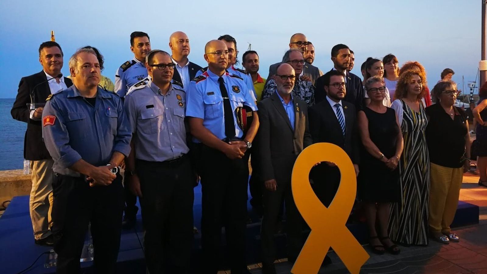 La imatge l'ha compartida el govern català al seu compte de Twitter