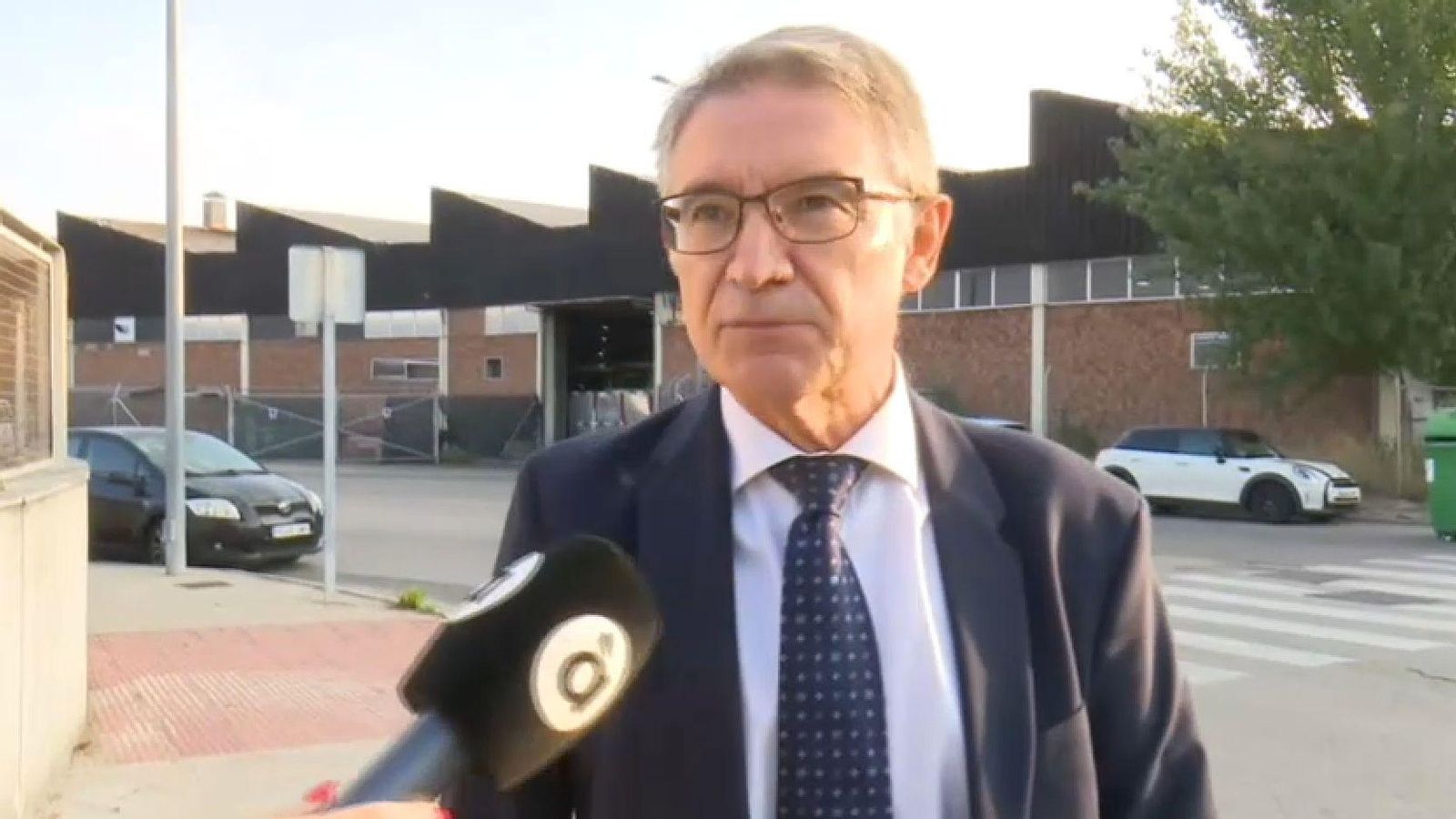 L'exconseller de governació Serafín Castellano en l'accés a l'Audiència Nacional L'exconseller de governació Serafín Castellano en l'accés a l'Audiència Nacional