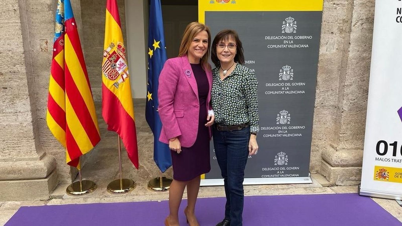 Pilar Bernabé amb Raquel Ibáñez, nova subdelegada del govern a València a partir de desembre