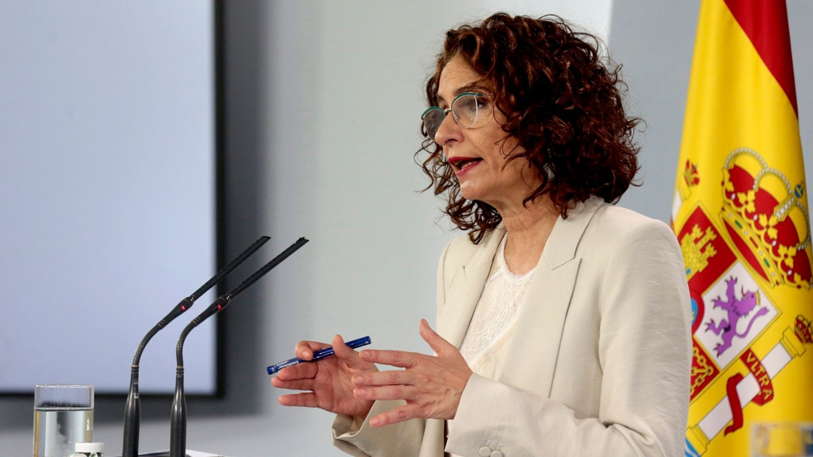 La ministra portaveu, María Jesús Montero.