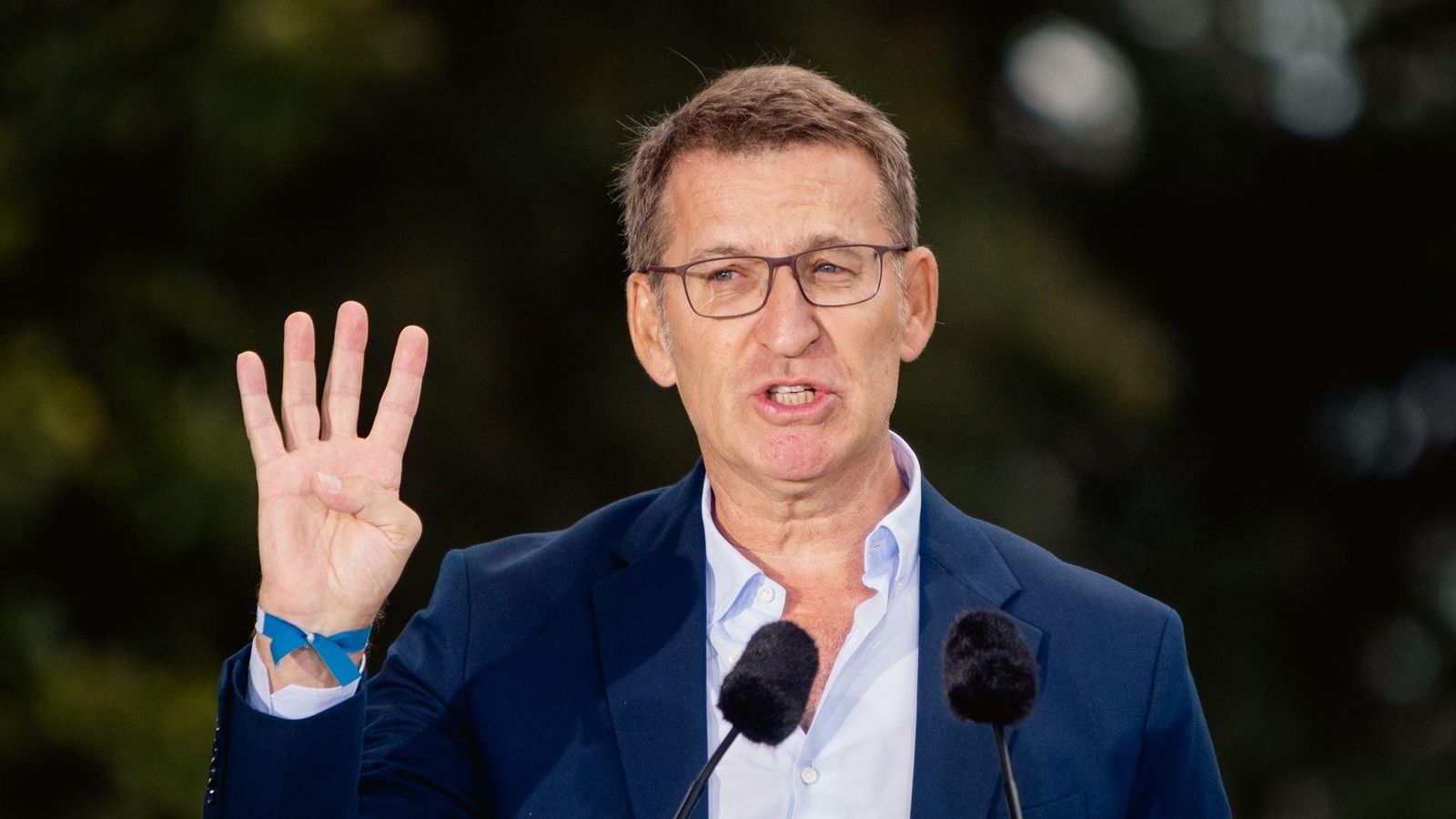 Feijóo, aquest diumenge en un acte de partit al castell de Sotomaior