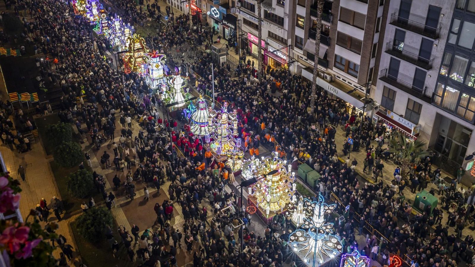 L'Encesa de Gaiates este dilluns al carrer Rei en Jaume de Castelló de la Plana