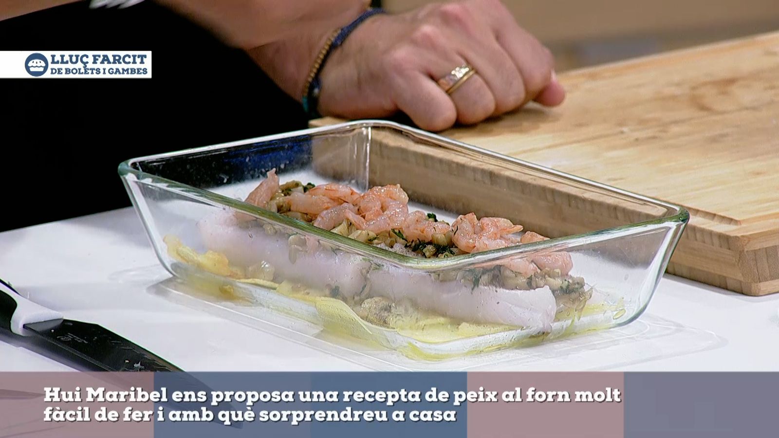 16.09.2021 | Fem lluç farcit de bolets amb gambes