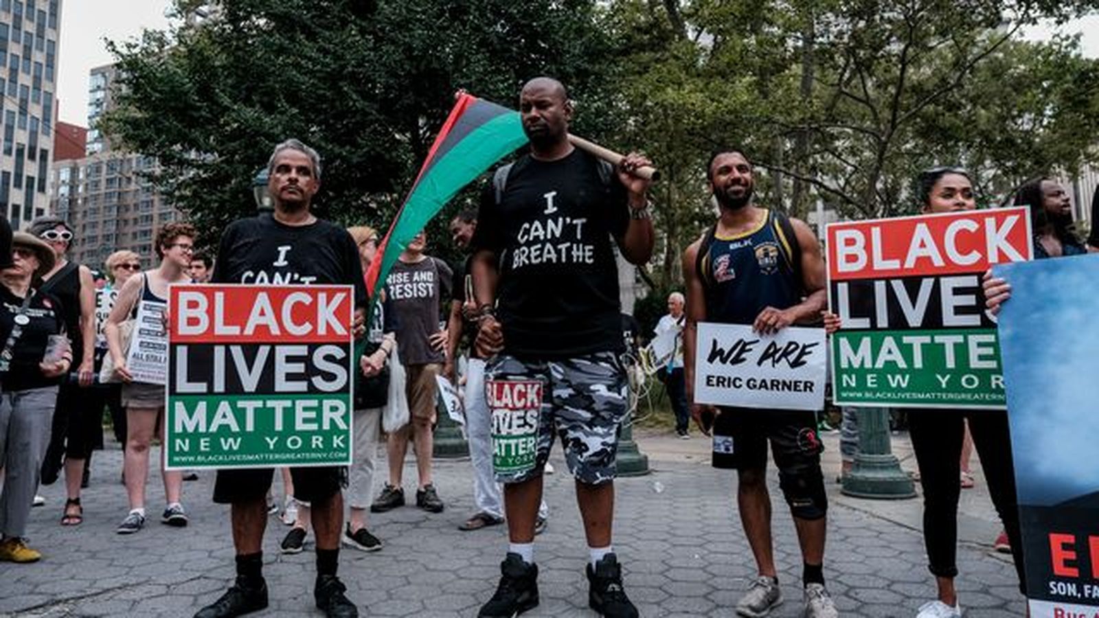 Protesta per la mort de l'afroamericà Eric Garner en una imatge d'arxiu