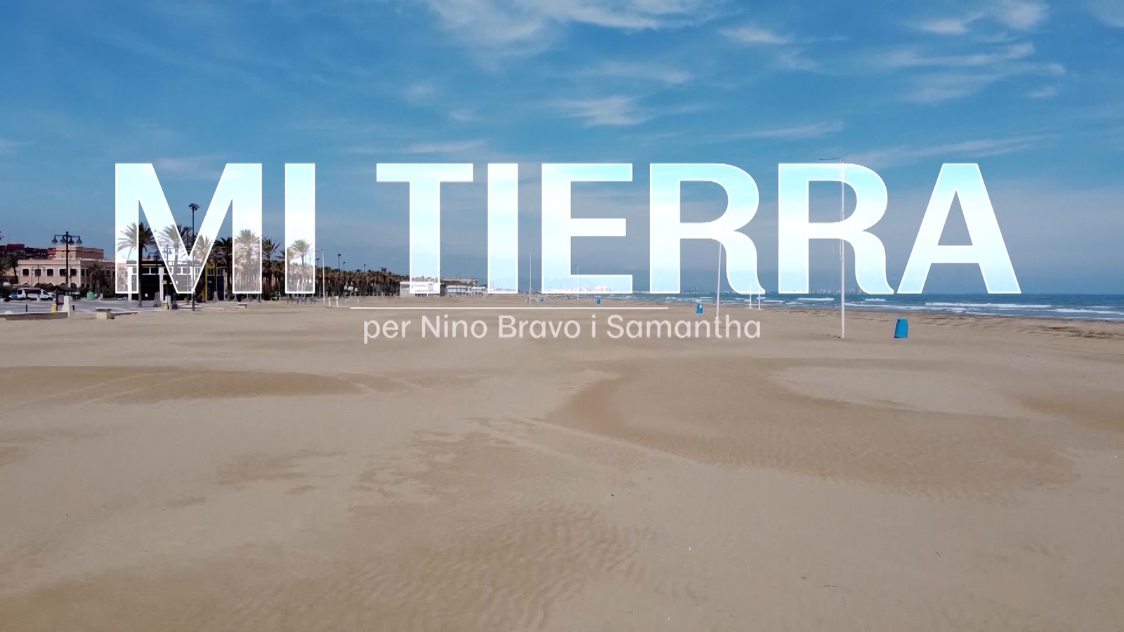 Vídeo karaoke amb la lletra de "Mi tierra"