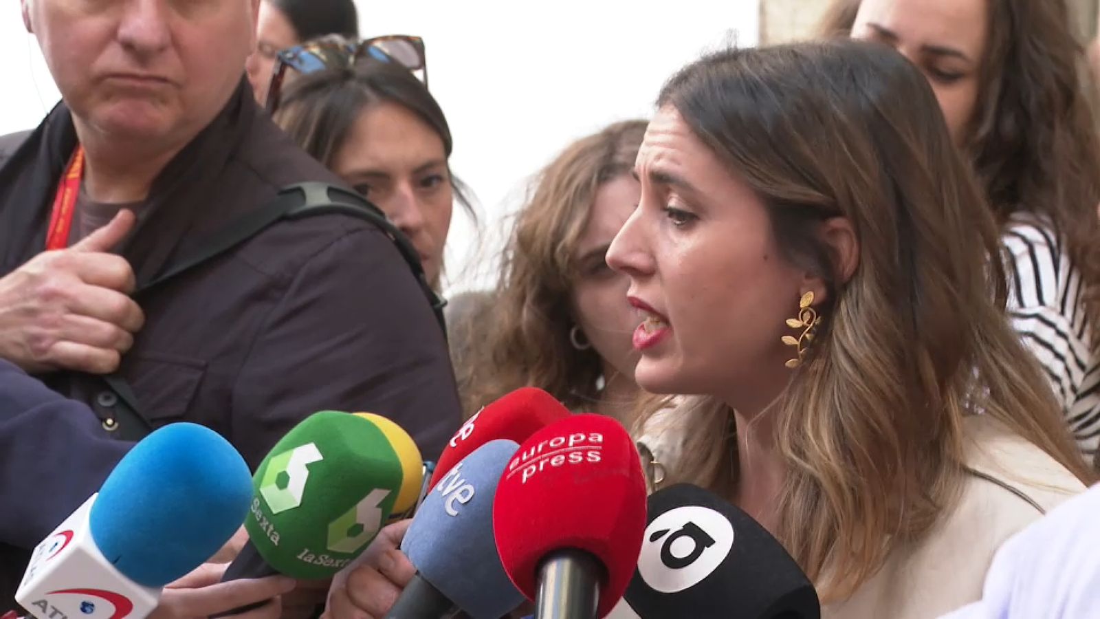 La ministra d’Igualtat, Irene Montero, aquest dissabte a València