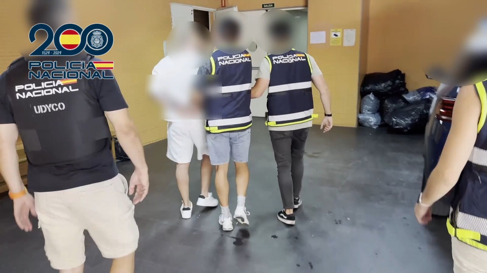 Detenció a Alacant i Sant Vicent del Raspeig dels acusats per possessió de huit fusells de guerra