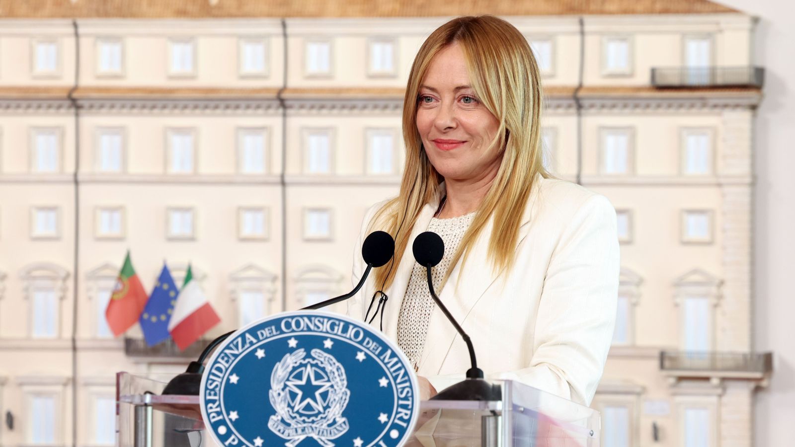 La primera ministra italiana, Giorgia Meloni, en una imatge d'arxiu