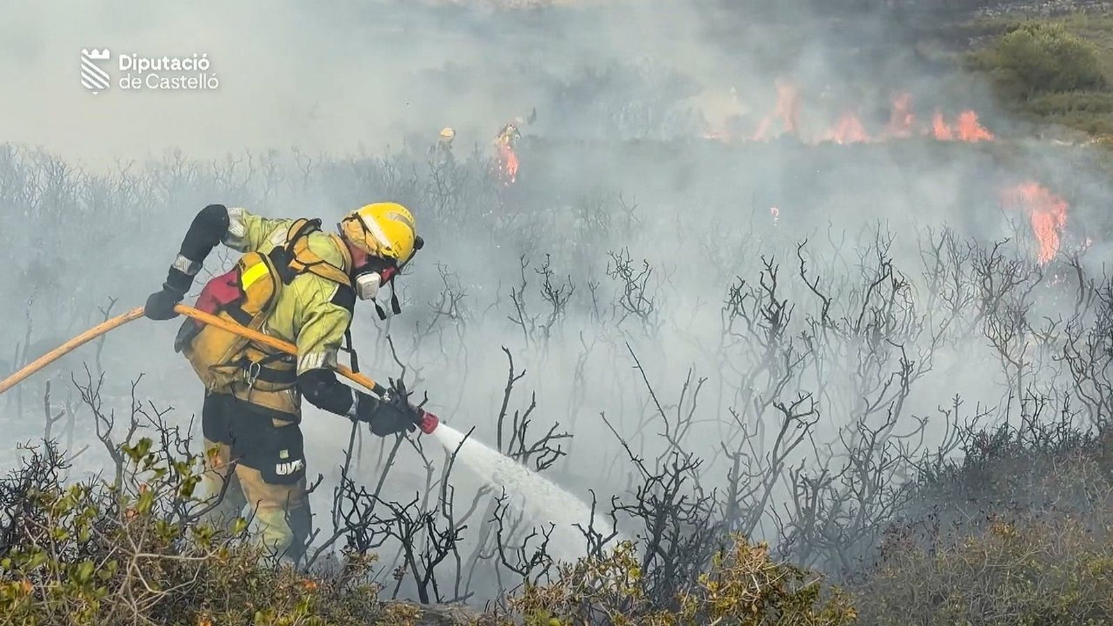 Imatges de l'incendi a Catí