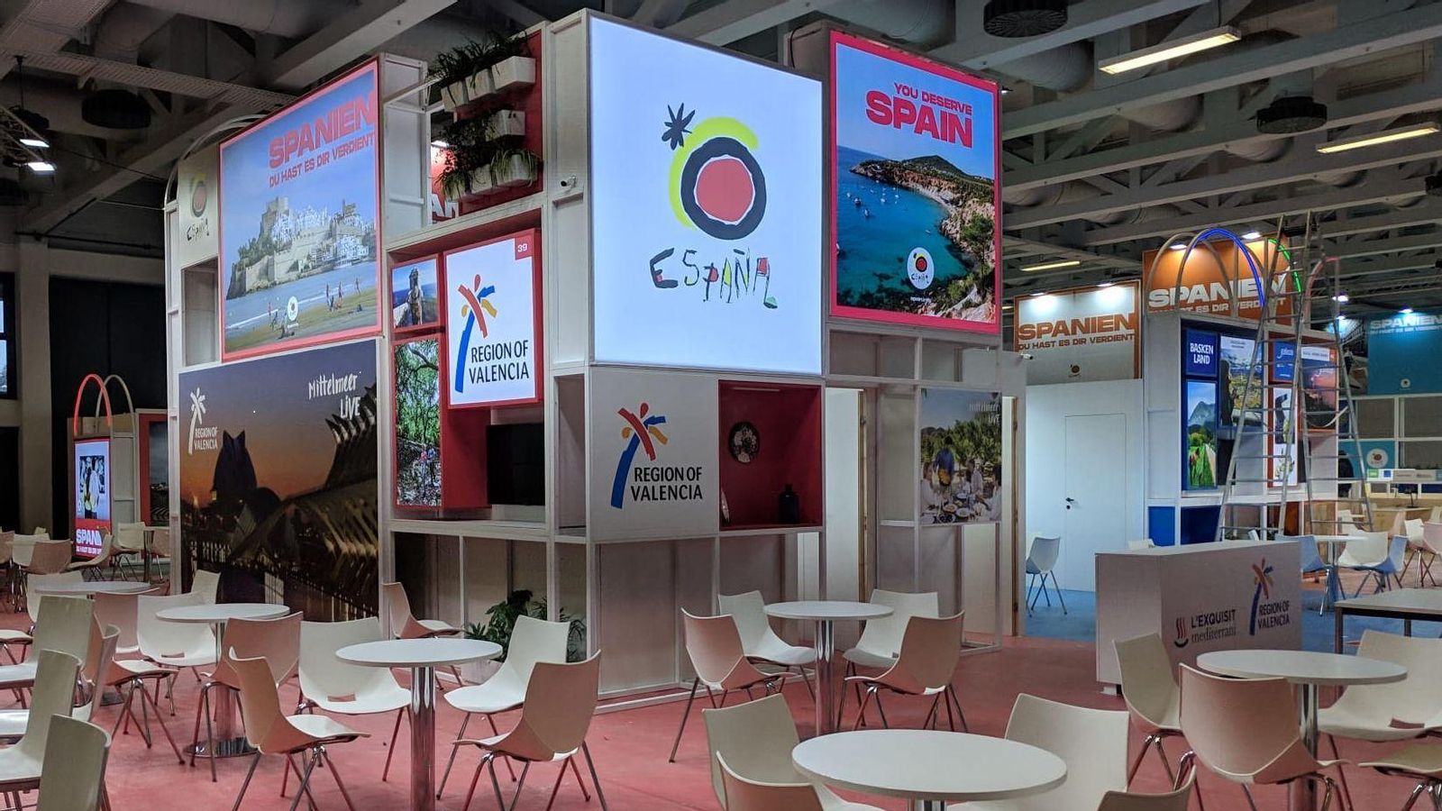 L'estand de la Comunitat Valenciana en la fira de turisme de Berlín ja està preparat per a rebre visites