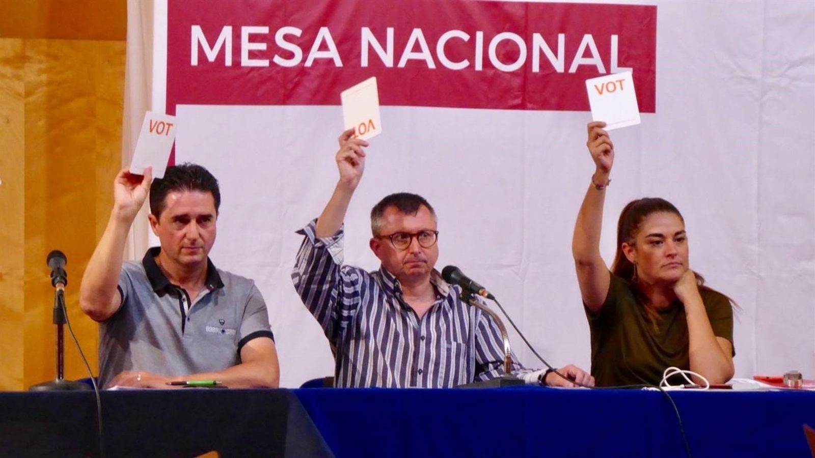 Coportaveus de la Mesa Nacional d'Iniciativa