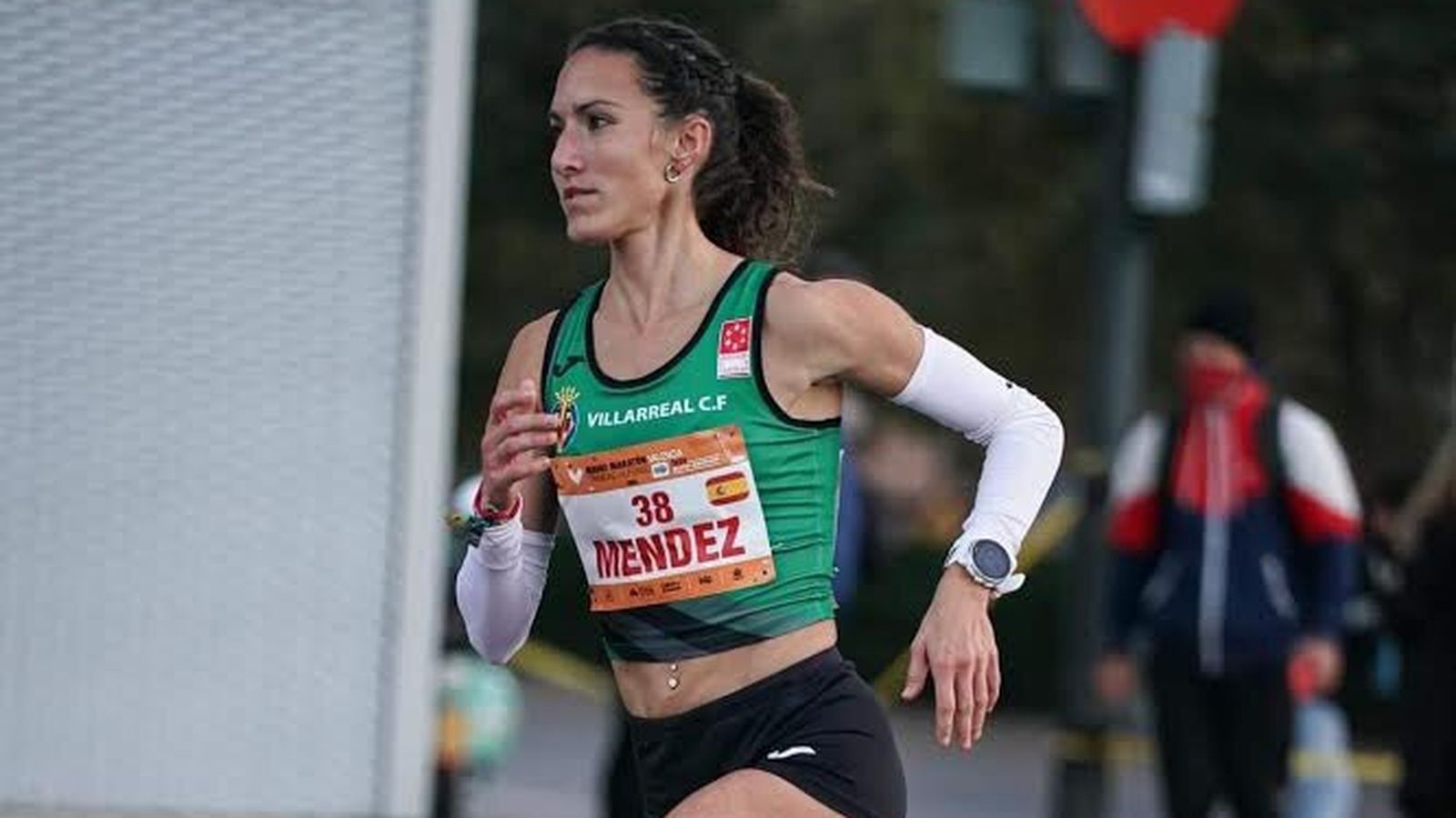 Laura Méndez, durant la prova