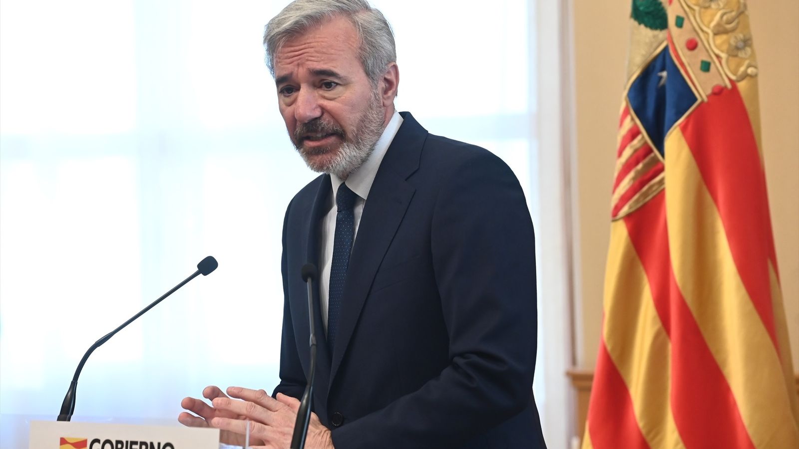 Imatge d'arxiu de Jorge Azcón, president en funcions d'Aragó