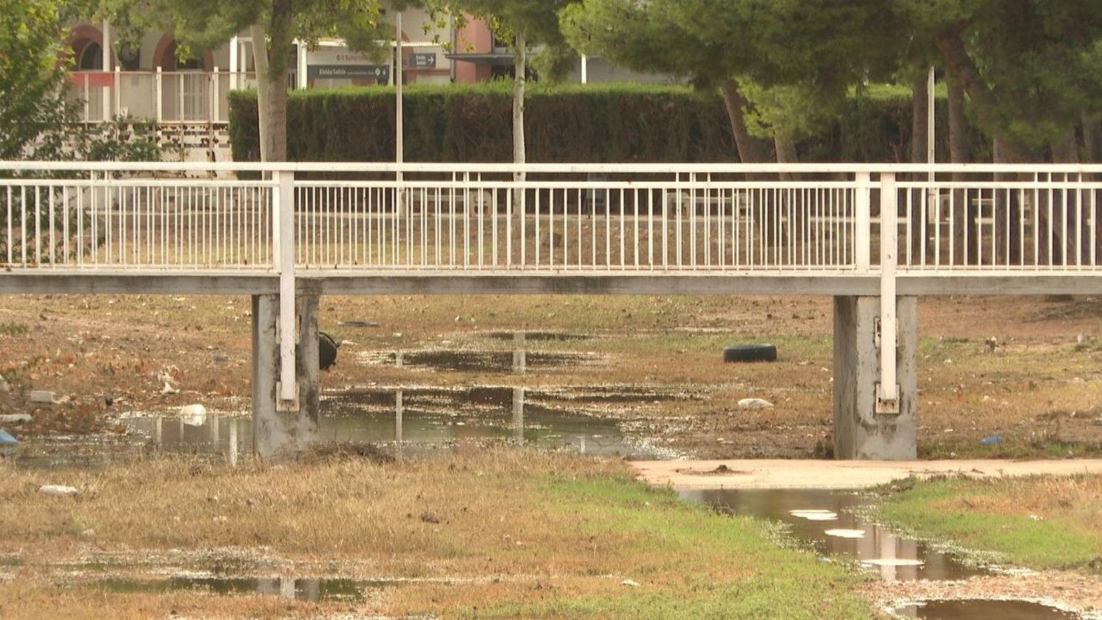 El barranc de la Saleta al seu pas pel municipi d'Aldaia (Horta Sud)