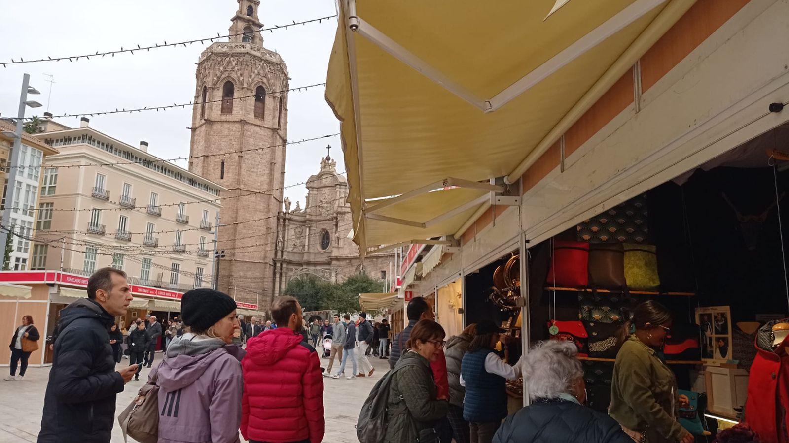 Un dels mercats nadalencs al centre de la ciutat