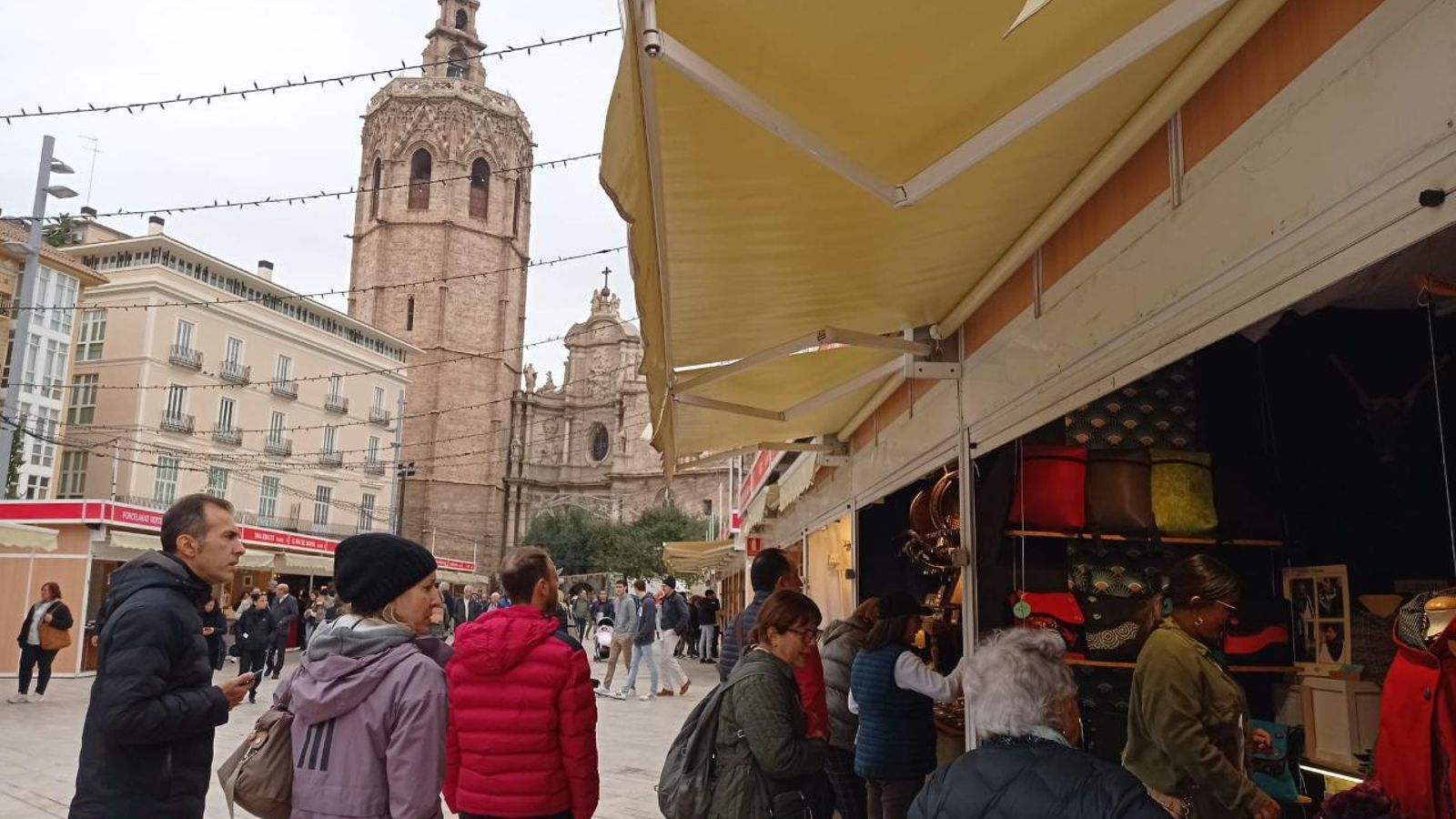 Un dels mercats nadalencs al centre de la ciutat