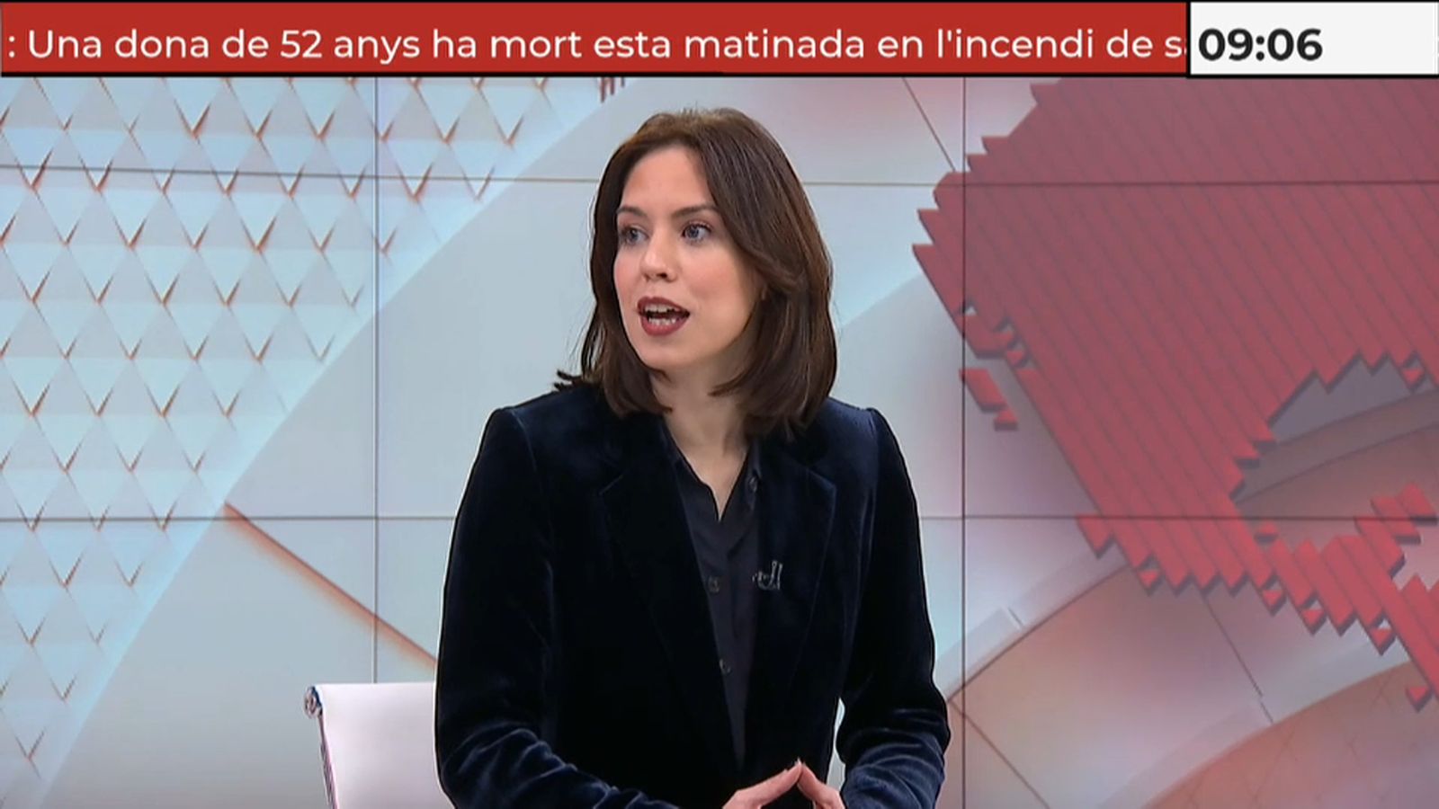 Diana Morant en 'À Punt Notícies matí'