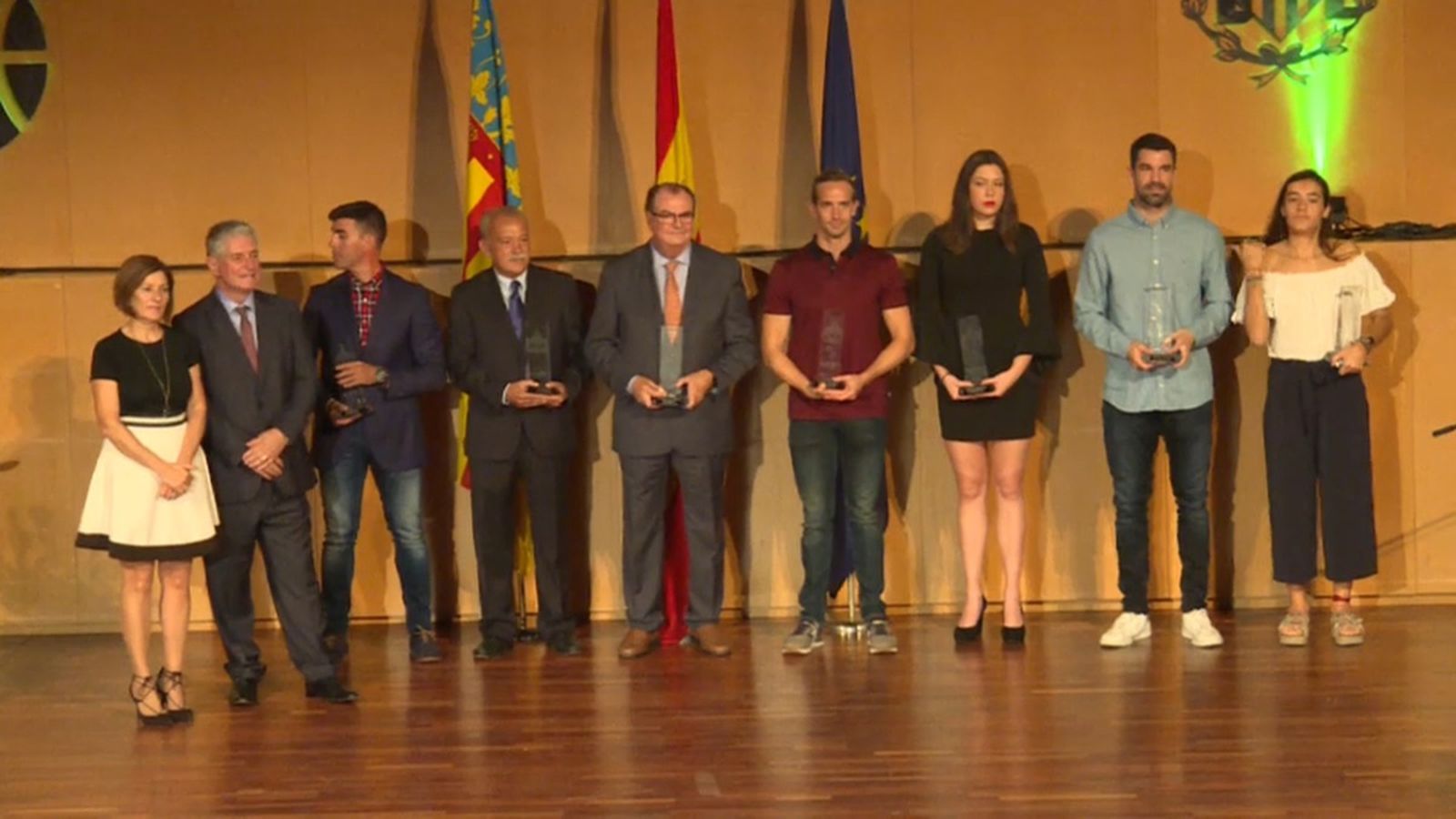 Els premiats a la gal.la celebrada a la Petxina