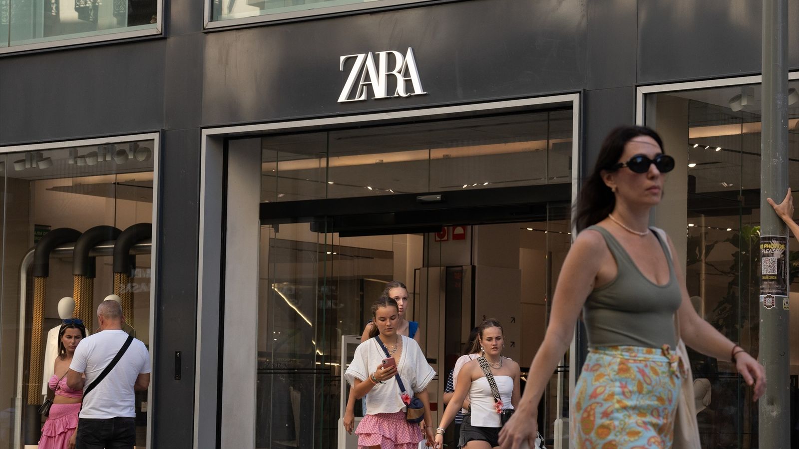 Una tenda de Zara