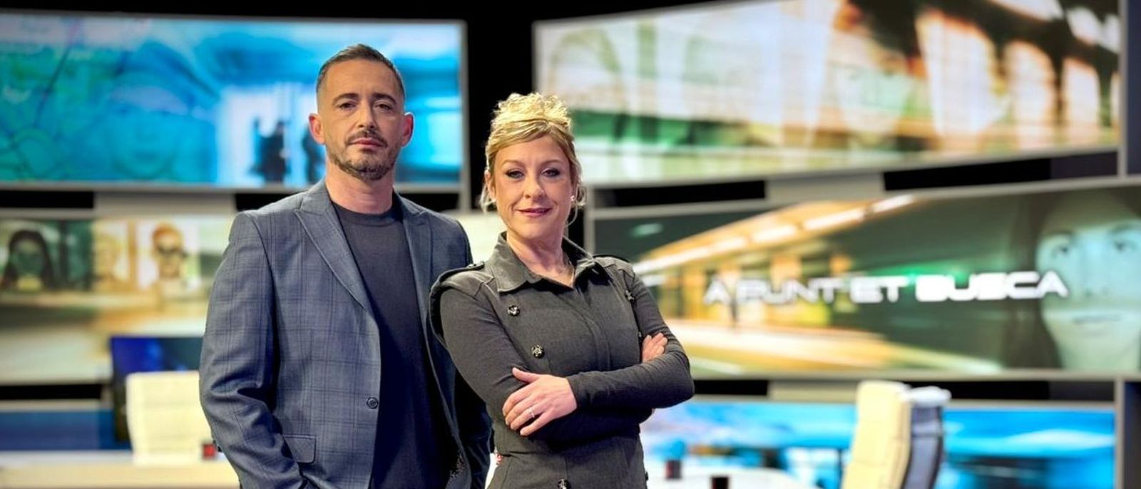 Juan Nieto i Mireia Llinares presenten cada dimecres 'A Punt et busca', el programa de desaparicions referent a la Comunitat Valenciana