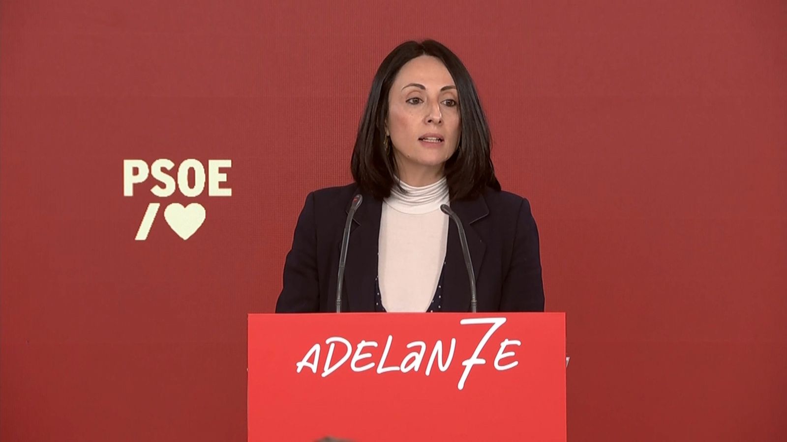 La secretària d'organització del PSOE, Rebeca Torró