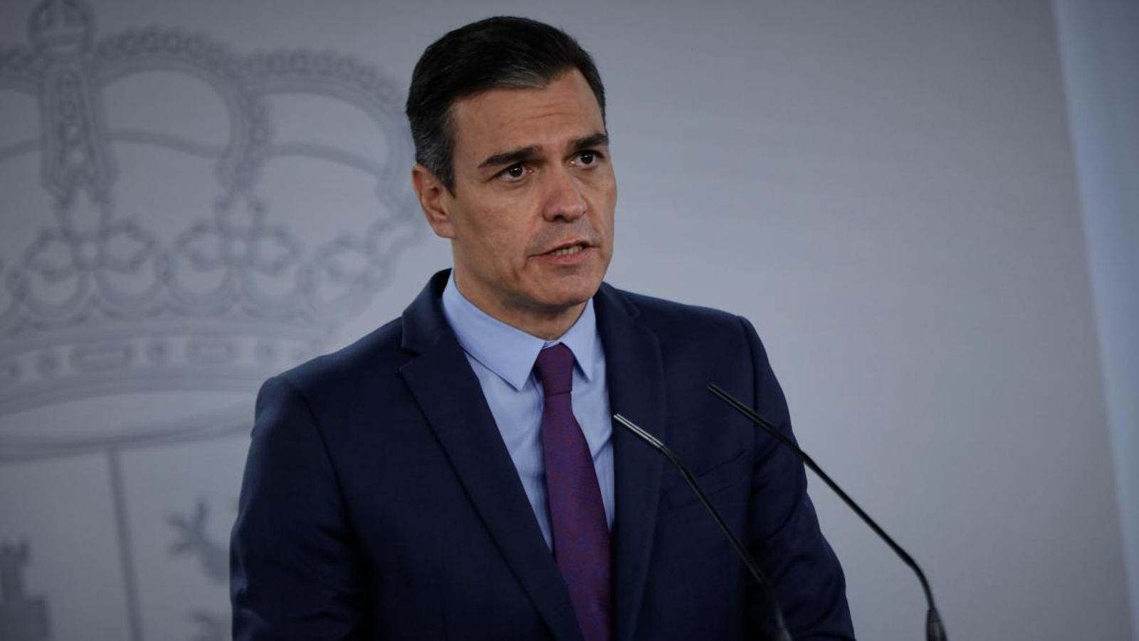 Pedro Sánchez, en la última roda de premsa posterior al Consell de Ministres abans de vacances