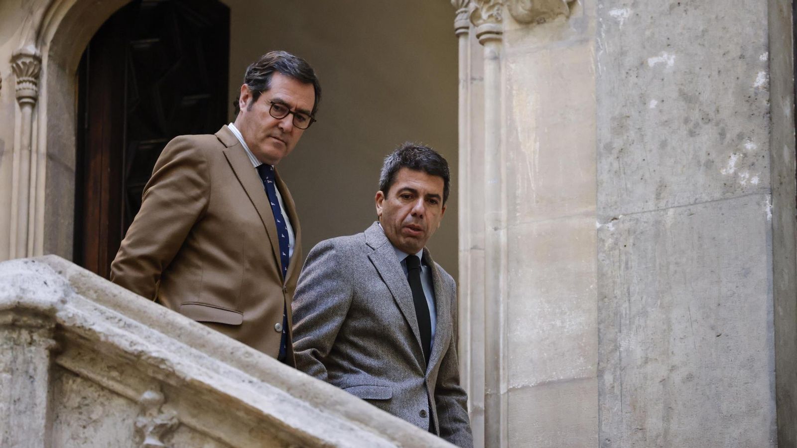 Garamendi i Mazón, reunits aquest dijous en el Palau de la Generalitat