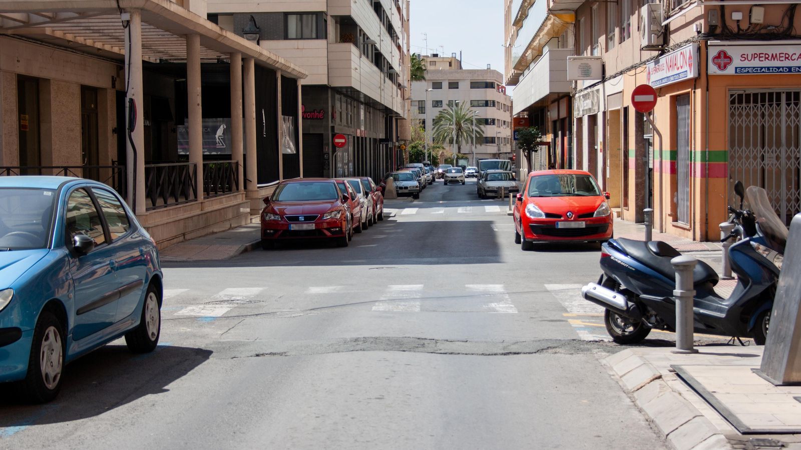 Imatge d'un carrer d'Elda Imatge d'un carrer d'Elda