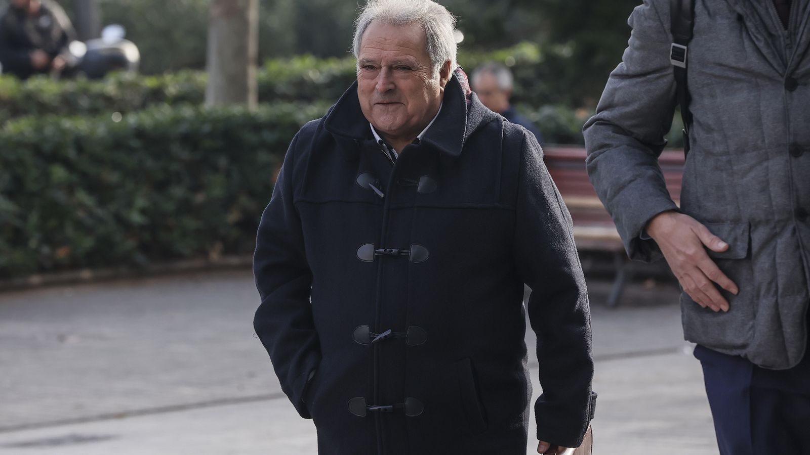 L'expresident de la Diputació de València en temps del PP Alfonso Rus, arriba a la Ciutat de la Justícia