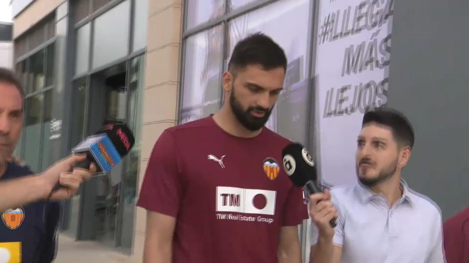 El porter del València, Giorgi Mamardashvili