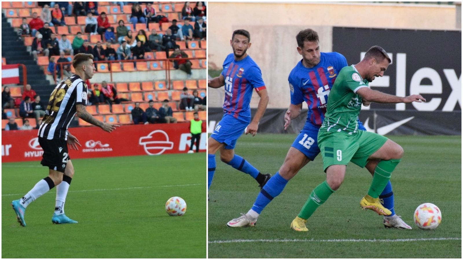 Accions dels partits a Tarragona i Elda, respectivament