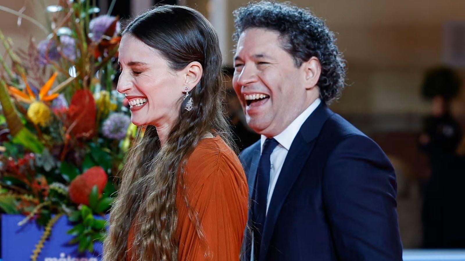L'actriu i directora María Valverde i el director d'orquestra Gustavo Dudamel L'actriu i directora María Valverde i el director d'orquestra Gustavo Dudamel