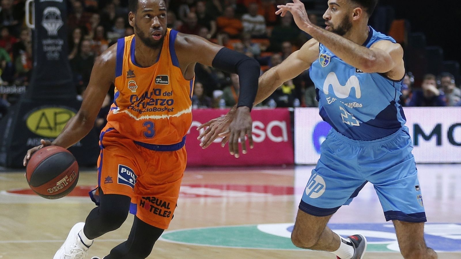 Jordan Loyd, amb 13 punts, ha sigut el màxim anotador del València Basket.