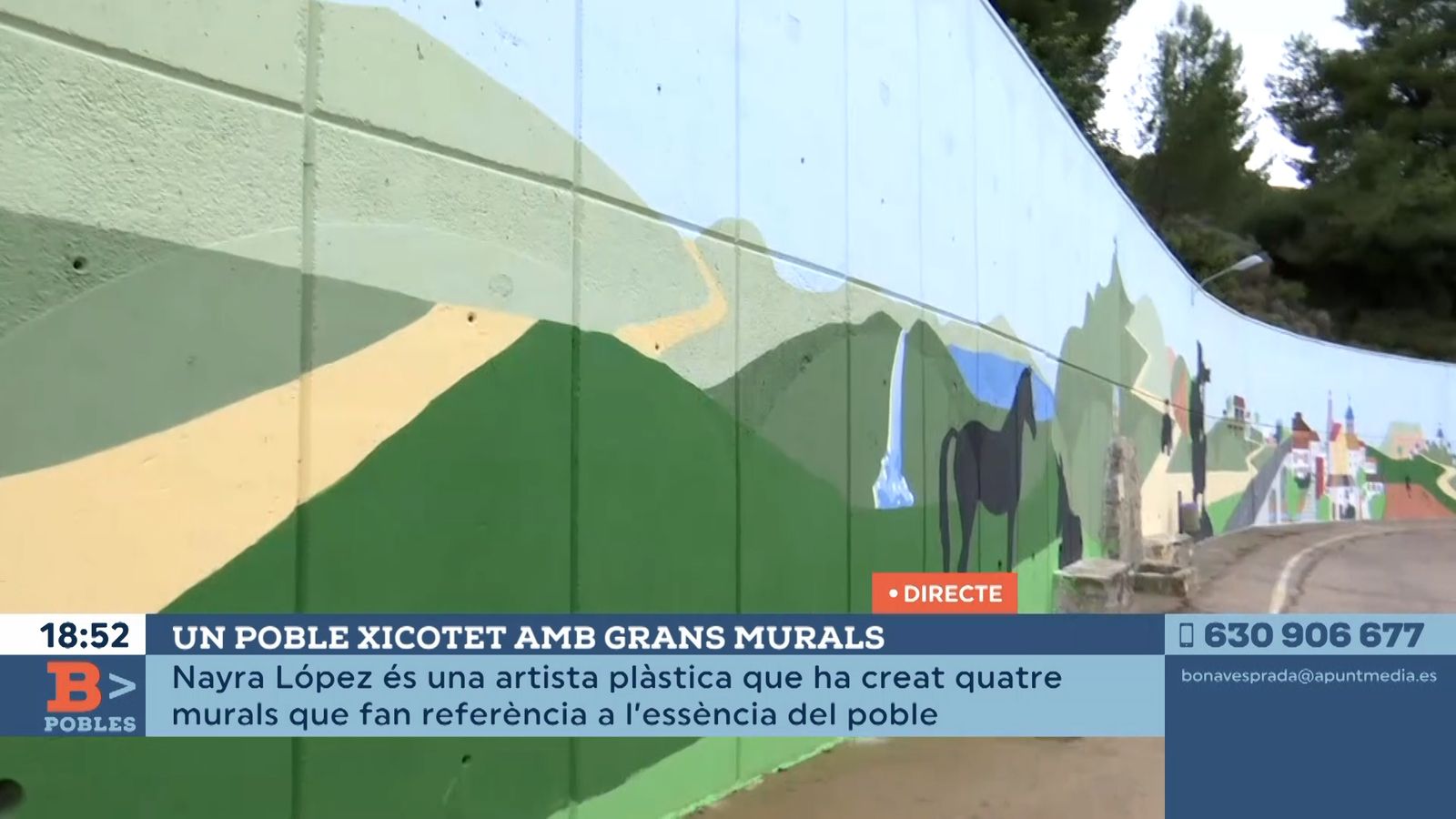 13.04.2022 | Un poble xicotet amb grans murals